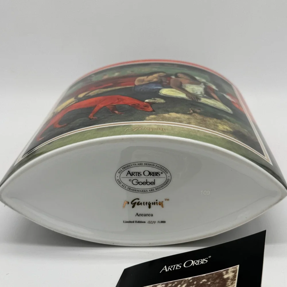 Goebel Artis Orbis Paul Gauguin Arearea Porcelain Vase Limited Edition 0229/1000